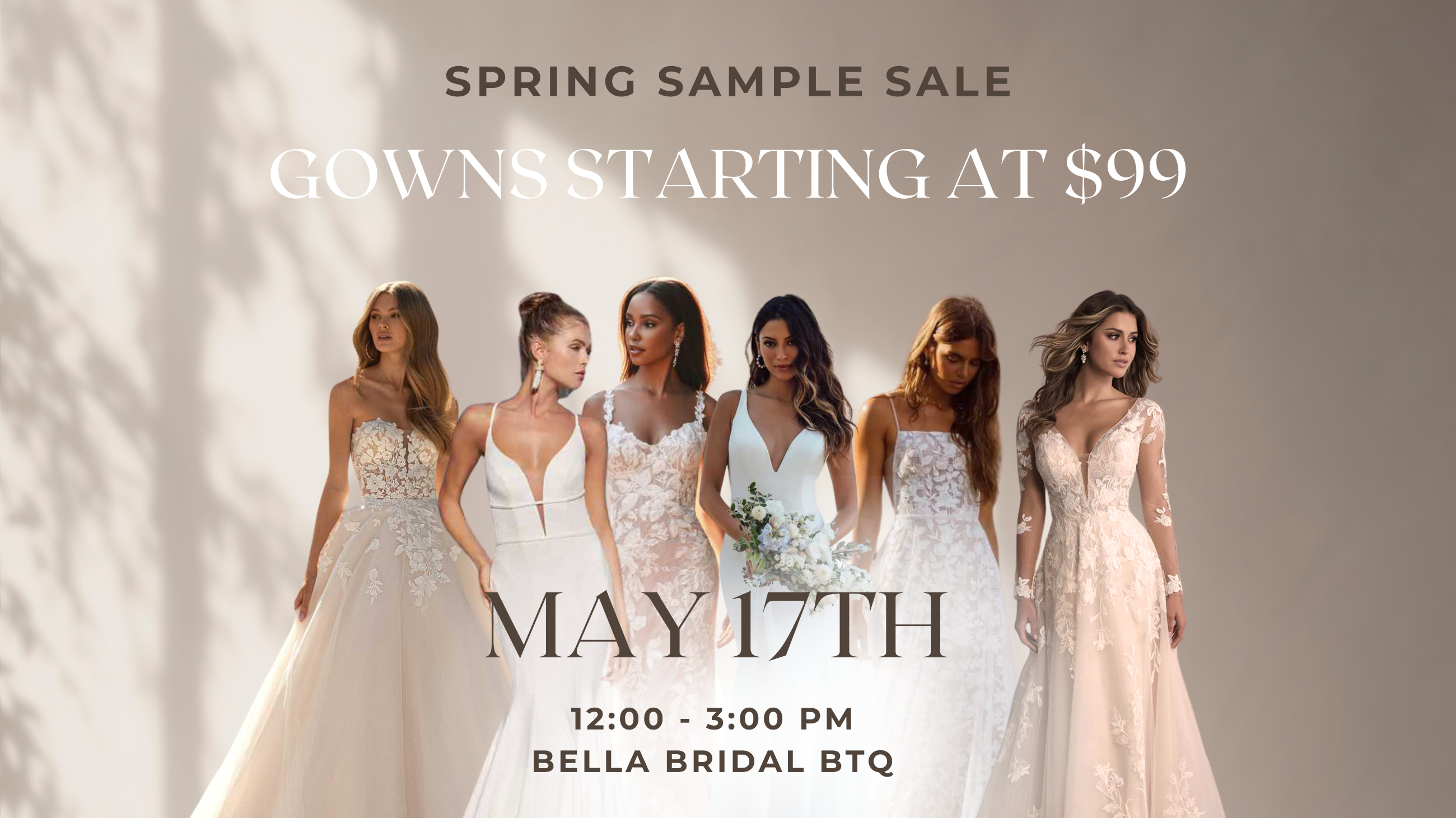 Bridal Sample Sale Background