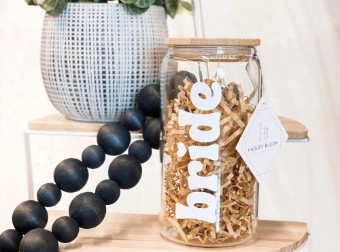 Appointment Add Ons #Bride Glass Tumbler with Bamboo Lid & Straw #0 thumbnail
